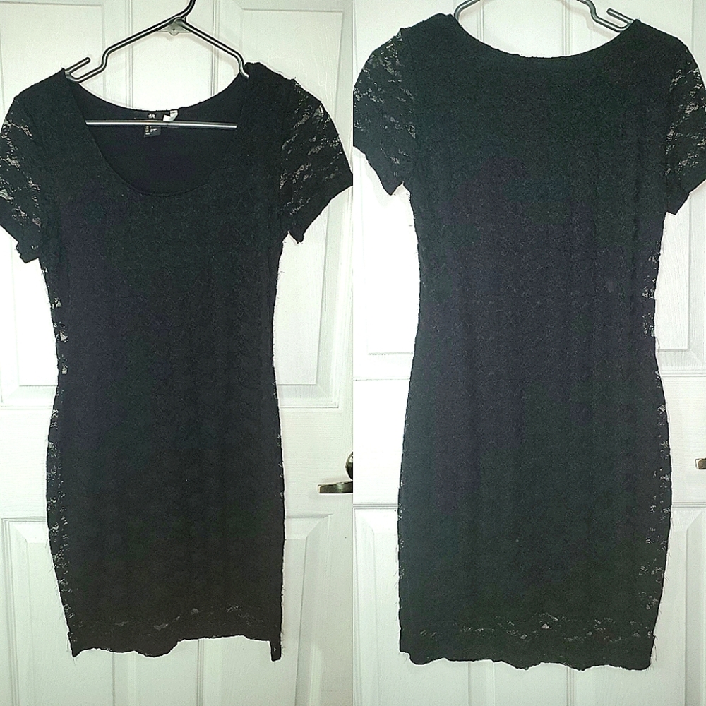 Black Lace H&M Dress